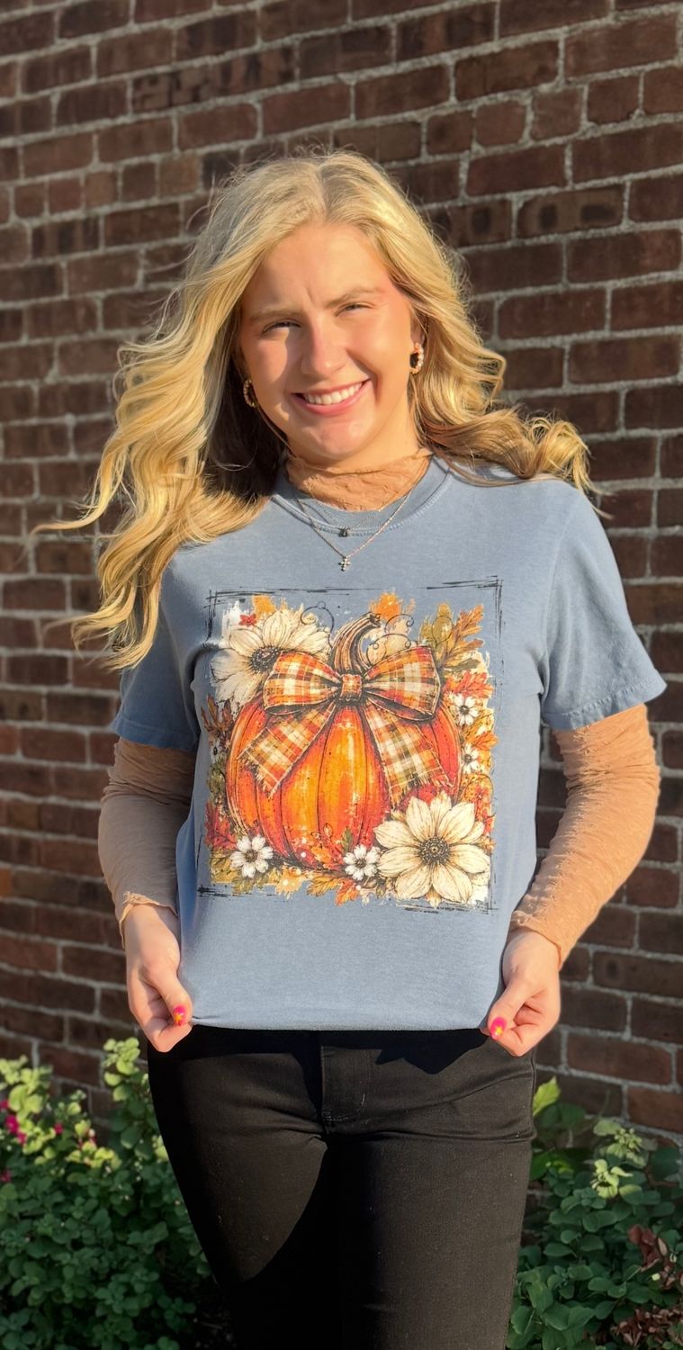 Fall Floral Pumpkin