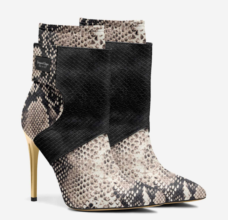 Handcrafted - Future High Heel Snake Leather