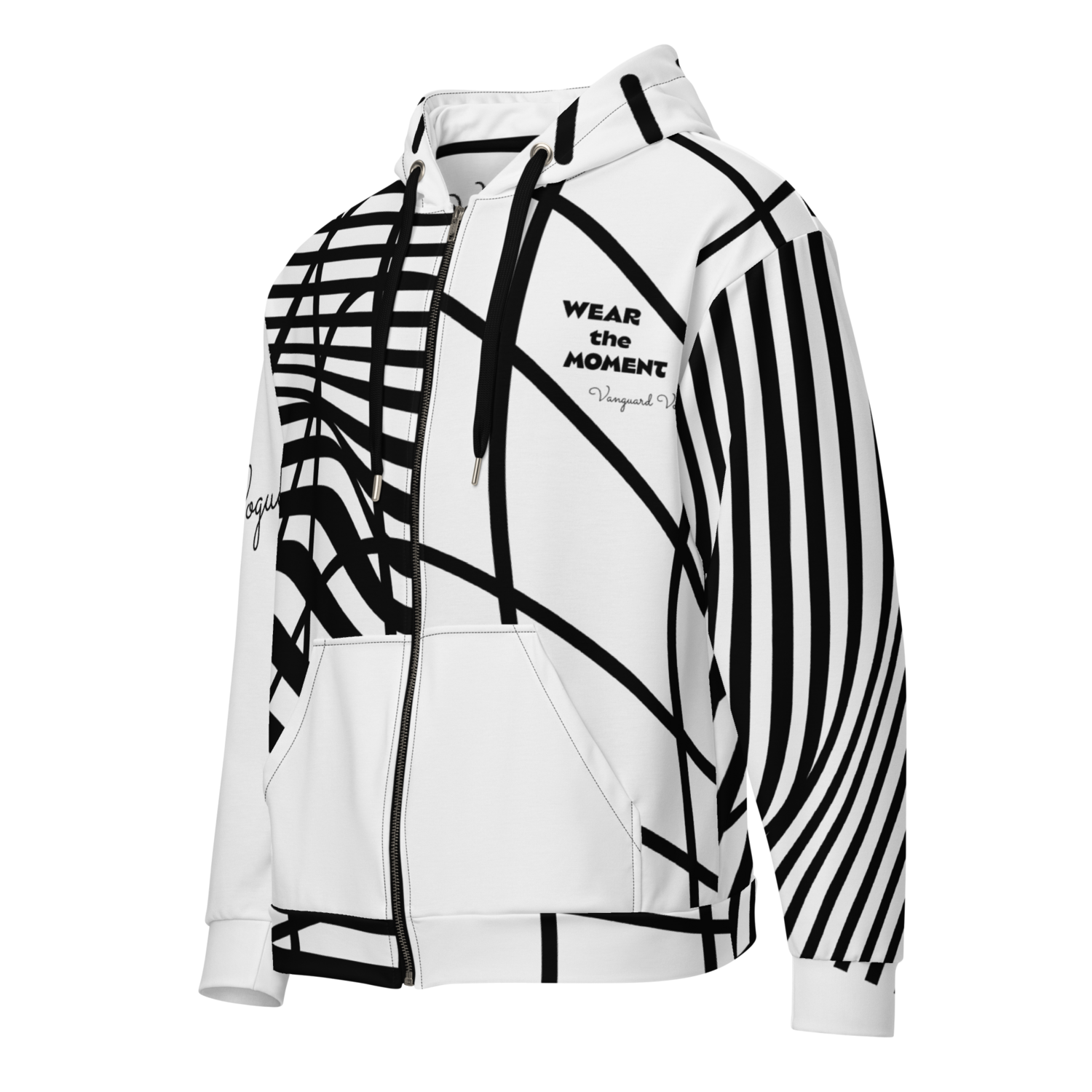 All-Over Print EXTENSION Recycled Fabric Unisex Zip Hoodie