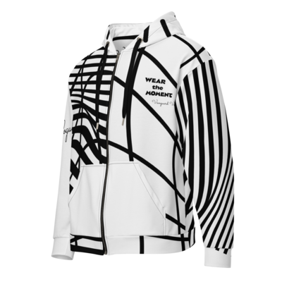 All-Over Print EXTENSION Recycled Fabric Unisex Zip Hoodie