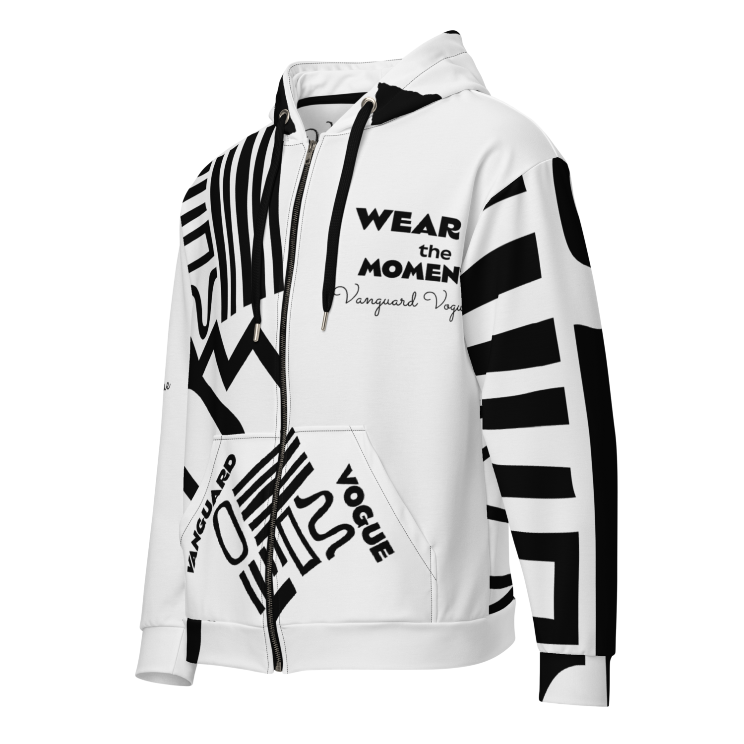 All-Over Print MYSTIC CODE Recycled Fabric Unisex Zip Hoodie