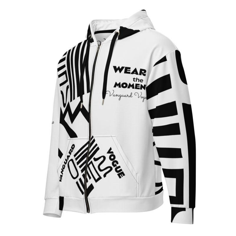 All-Over Print MYSTIC CODE Recycled Fabric Unisex Zip Hoodie