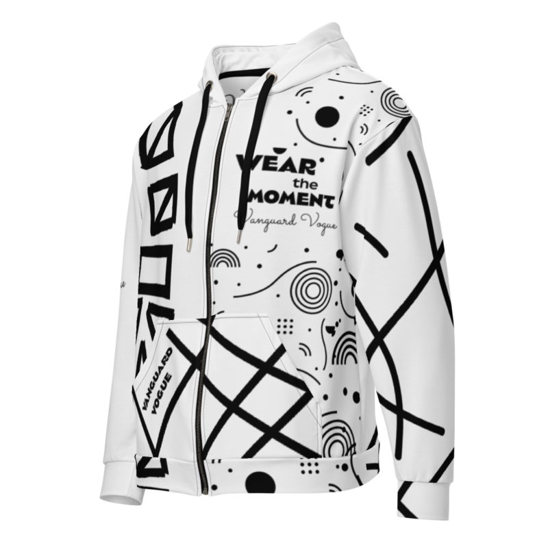 All-Over Print ASTRO CODE Recycled Fabric Unisex Zip Hoodie