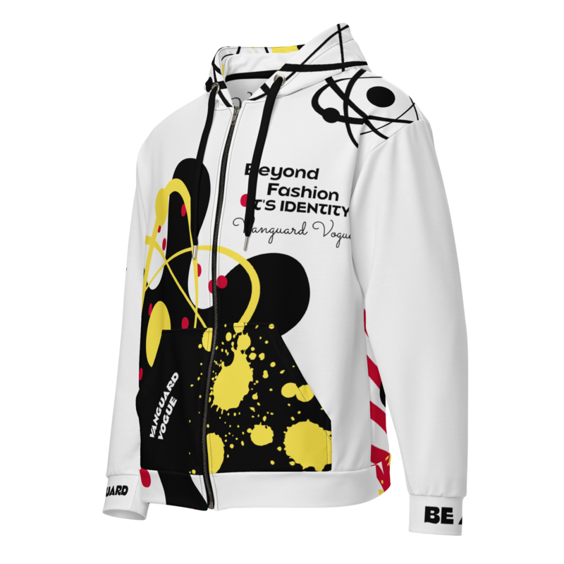 All-Over Print VELOCITY Recycled Fabric Unisex Zip Hoodie