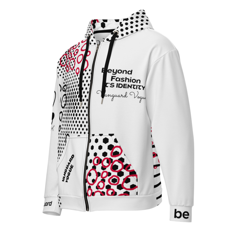 All-Over Print MOTIF Recycled Fabric Unisex Zip Hoodie