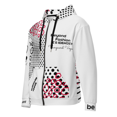 All-Over Print MOTIF Recycled Fabric Unisex Zip Hoodie