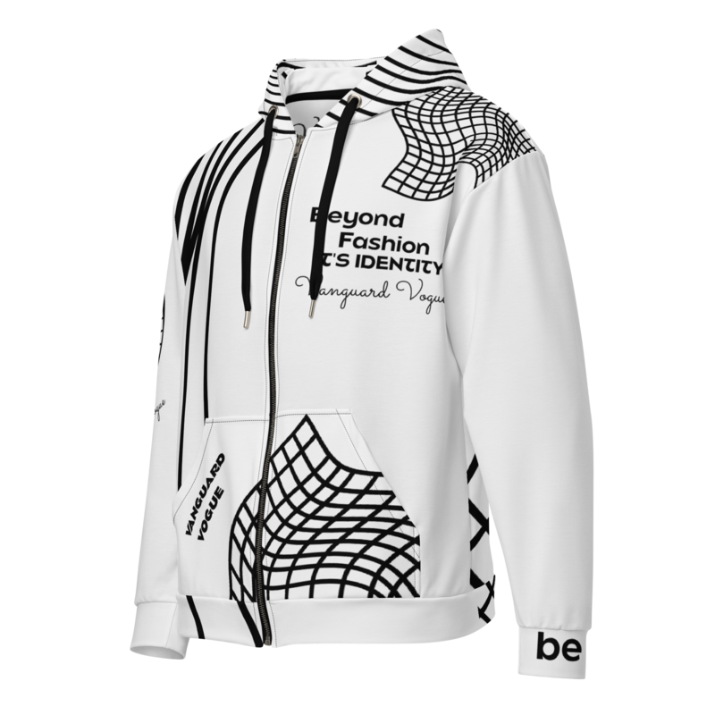 All-Over Print URBAN Recycled Fabric Unisex Zip Hoodie