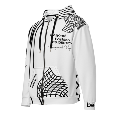 All-Over Print URBAN Recycled Fabric Unisex Zip Hoodie