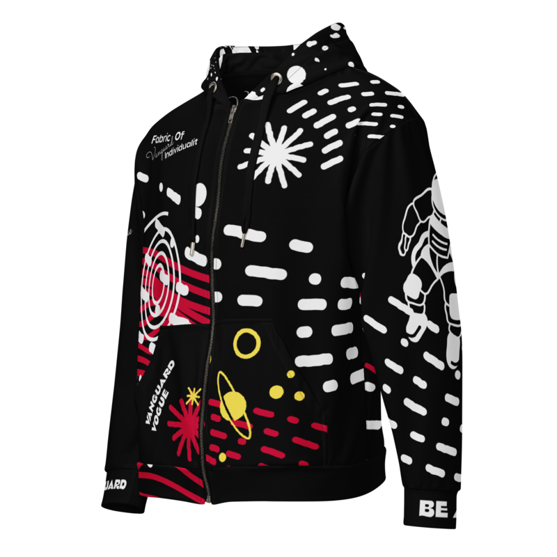 All-Over Print FUTURE Recycled Fabric Unisex Zip Hoodie