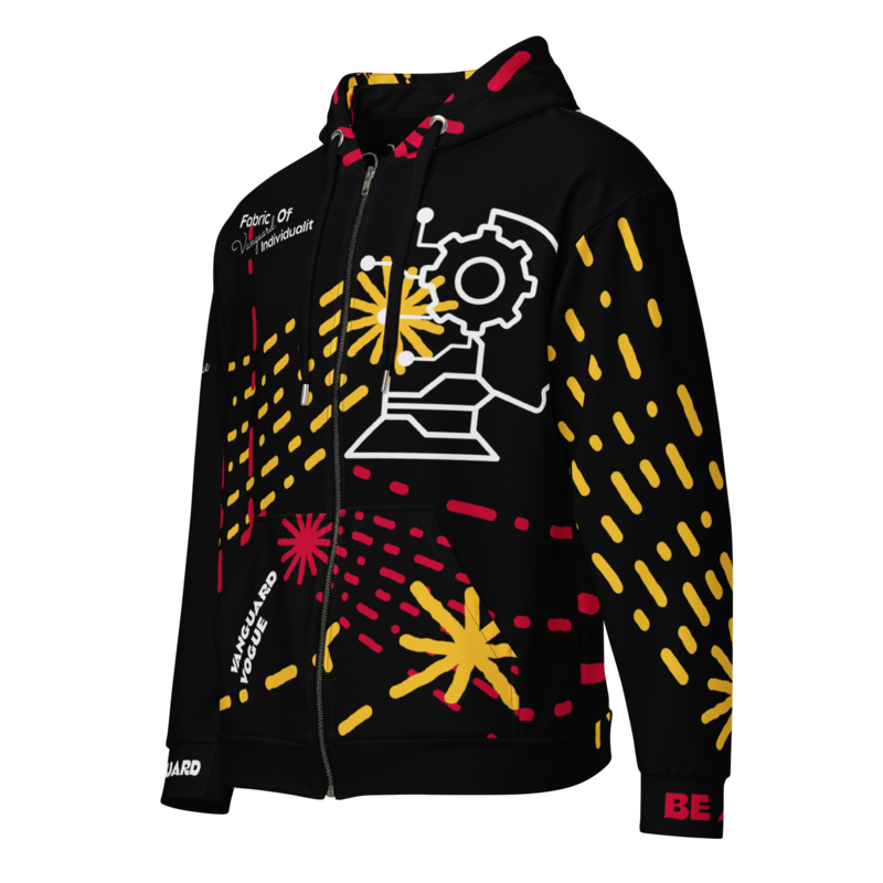 All-Over Print PERSPECTIVES Recycled Fabric Unisex Zip Hoodie