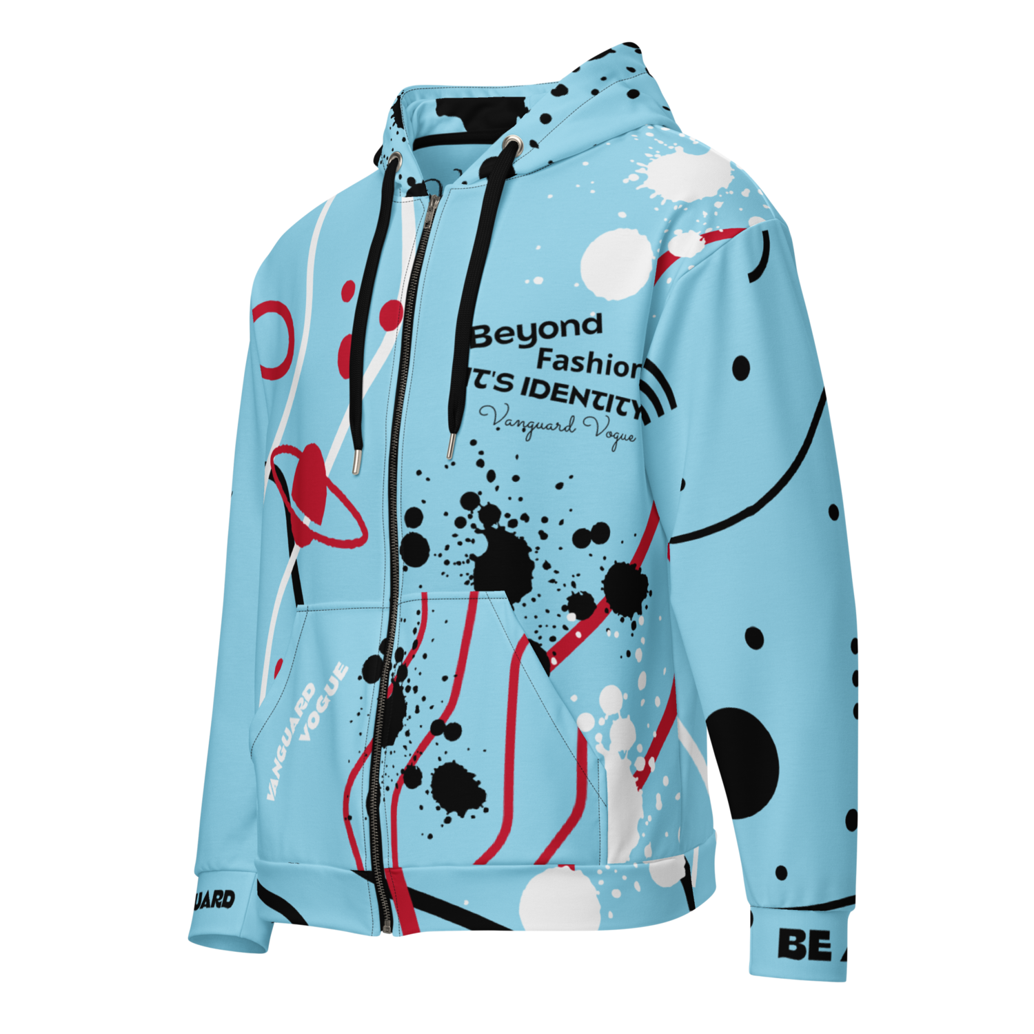 All-Over Print ZEPHYR ZEN Recycled Fabric Unisex Zip Hoodie
