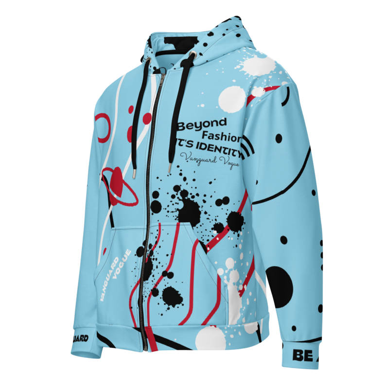 All-Over Print ZEPHYR ZEN Recycled Fabric Unisex Zip Hoodie