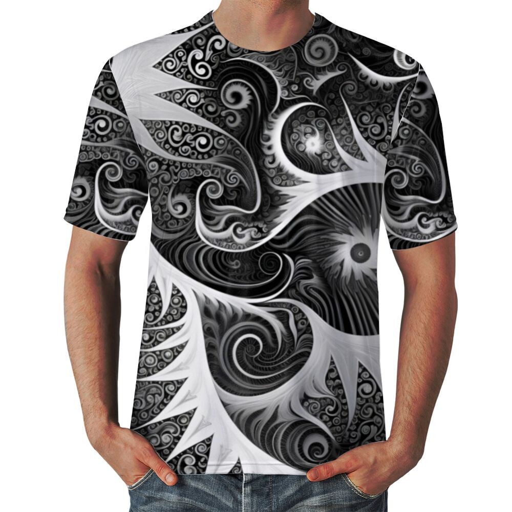 Men Relax Fit Short Sleeve - Mystic Moon, Size: Xs