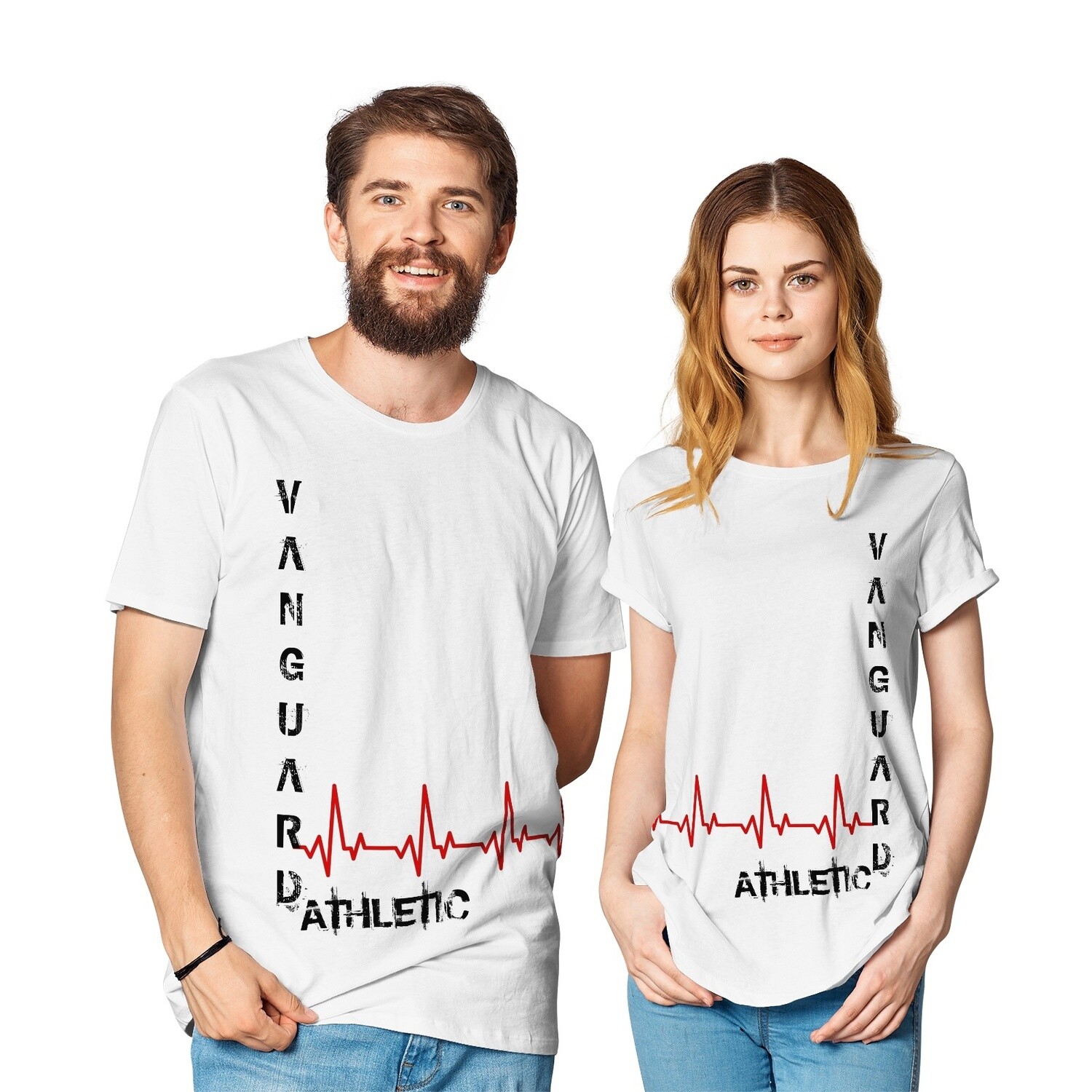 Couple&#39;s Crew Neck Cotton Jersey T-Shirt