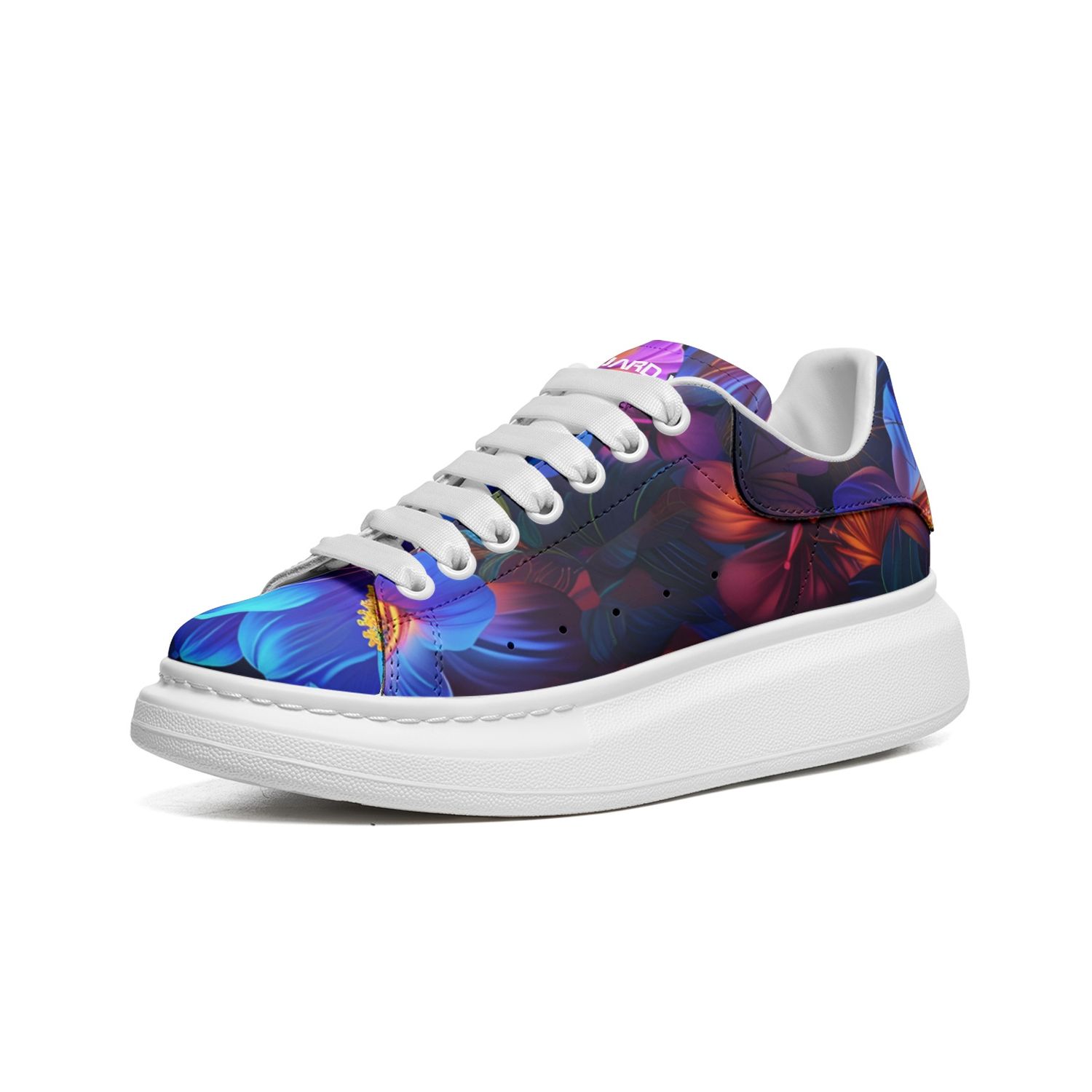 Unisex Non Slip Lace Up Leather Sneakers - VividSteps