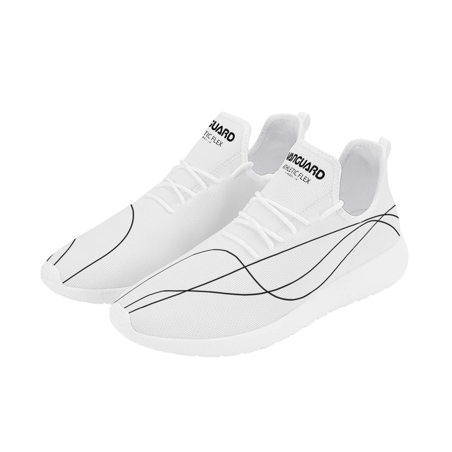 Men&#39;s MD Lightweight Mesh Knit Sneakers WB, color: White, size: US14 (EU48)