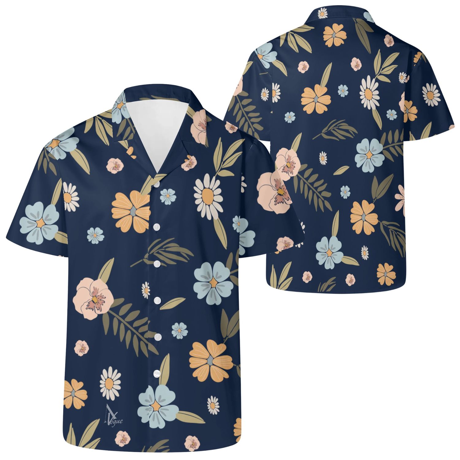 Men&#39;s Casual Style Shirt - Bloom Charisma N, size: 2XS