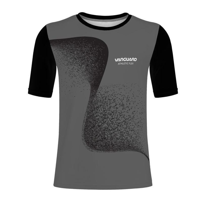 Men&#39;s Handmade Fitted T-shirt - Runner Track