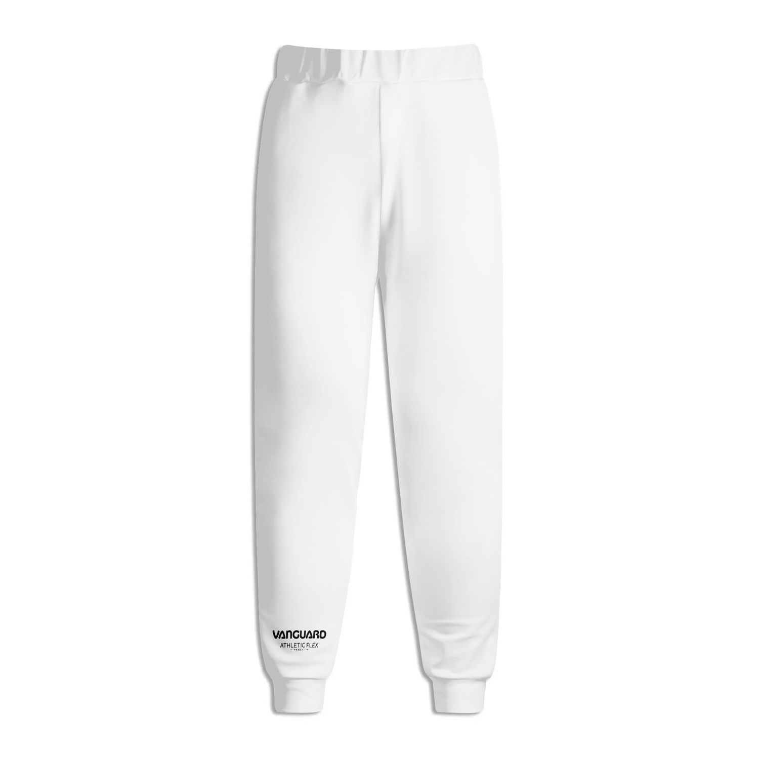Unisex Adult Joggers Sweatpants Soft Blend - WHT, size: S
