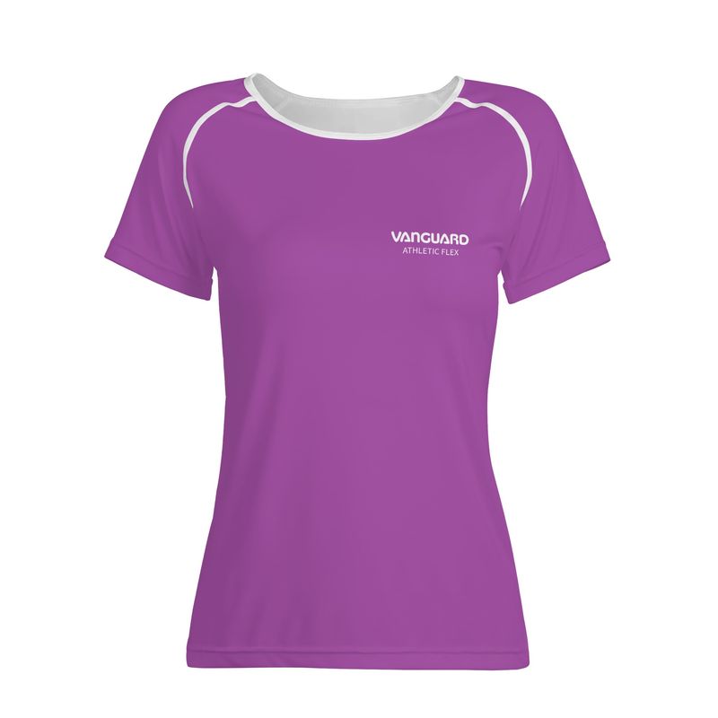 Women&#39;s Handmade Athletic Shirt - Bright Purple