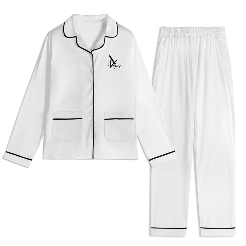 Long Sleeve Adult Nightwear Pajama Set