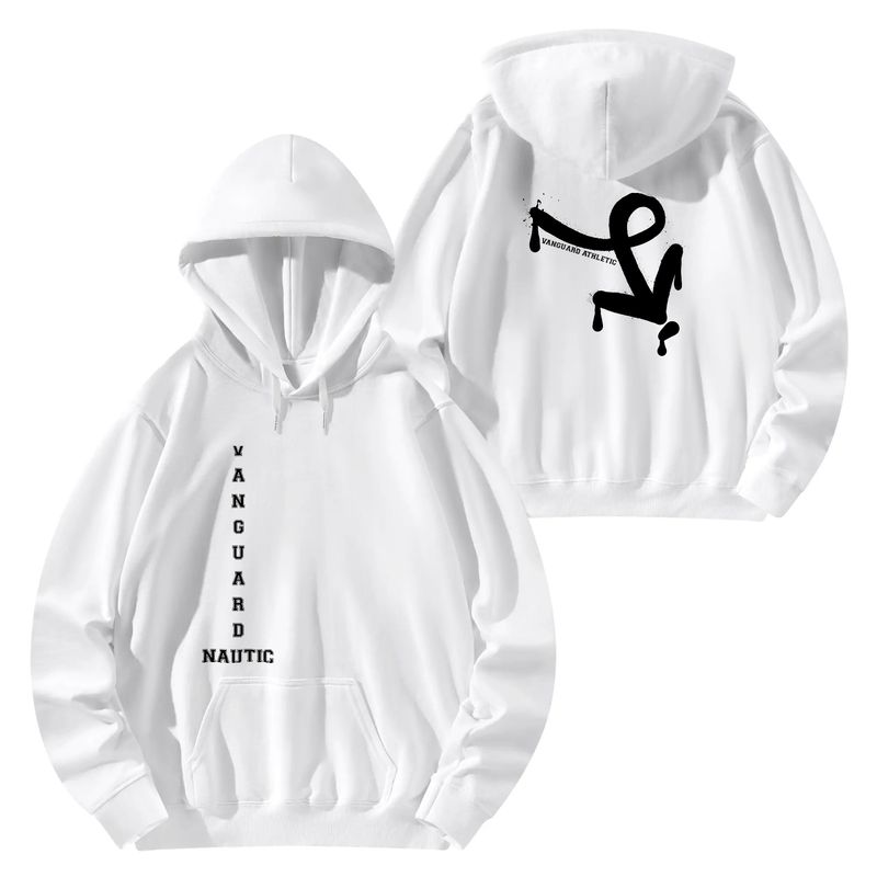 Unisex Cotton Hoodie, color: White, size: S