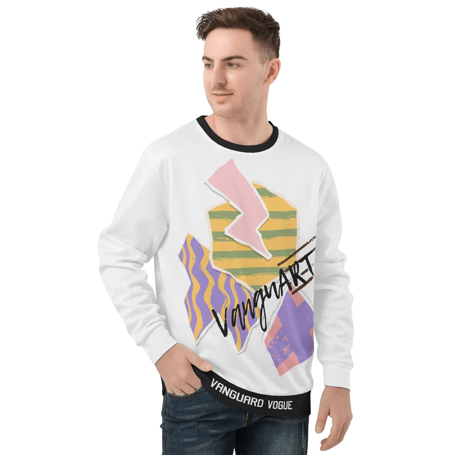 Unisex Crew Neck Sweatshirt, size: S