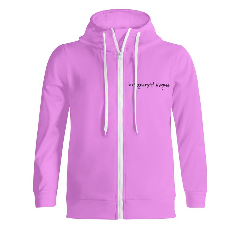 Unisex Full Zip Turtleneck Hoodie Streetwear
