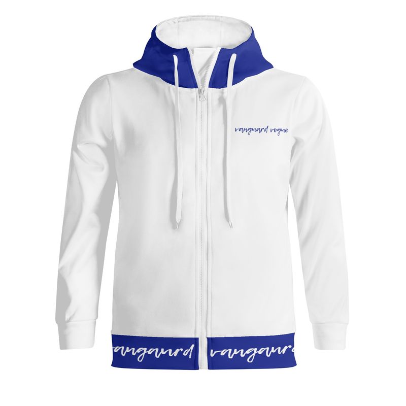 Unisex Full Zip Turtleneck Hoodie Streetwear