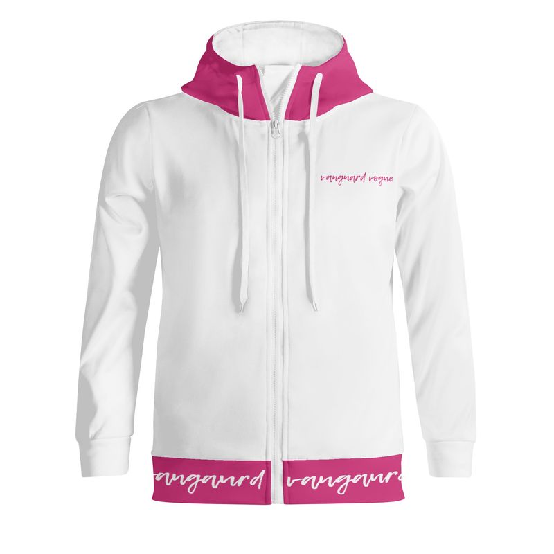 Unisex Full Zip Turtleneck Hoodie Streetwear