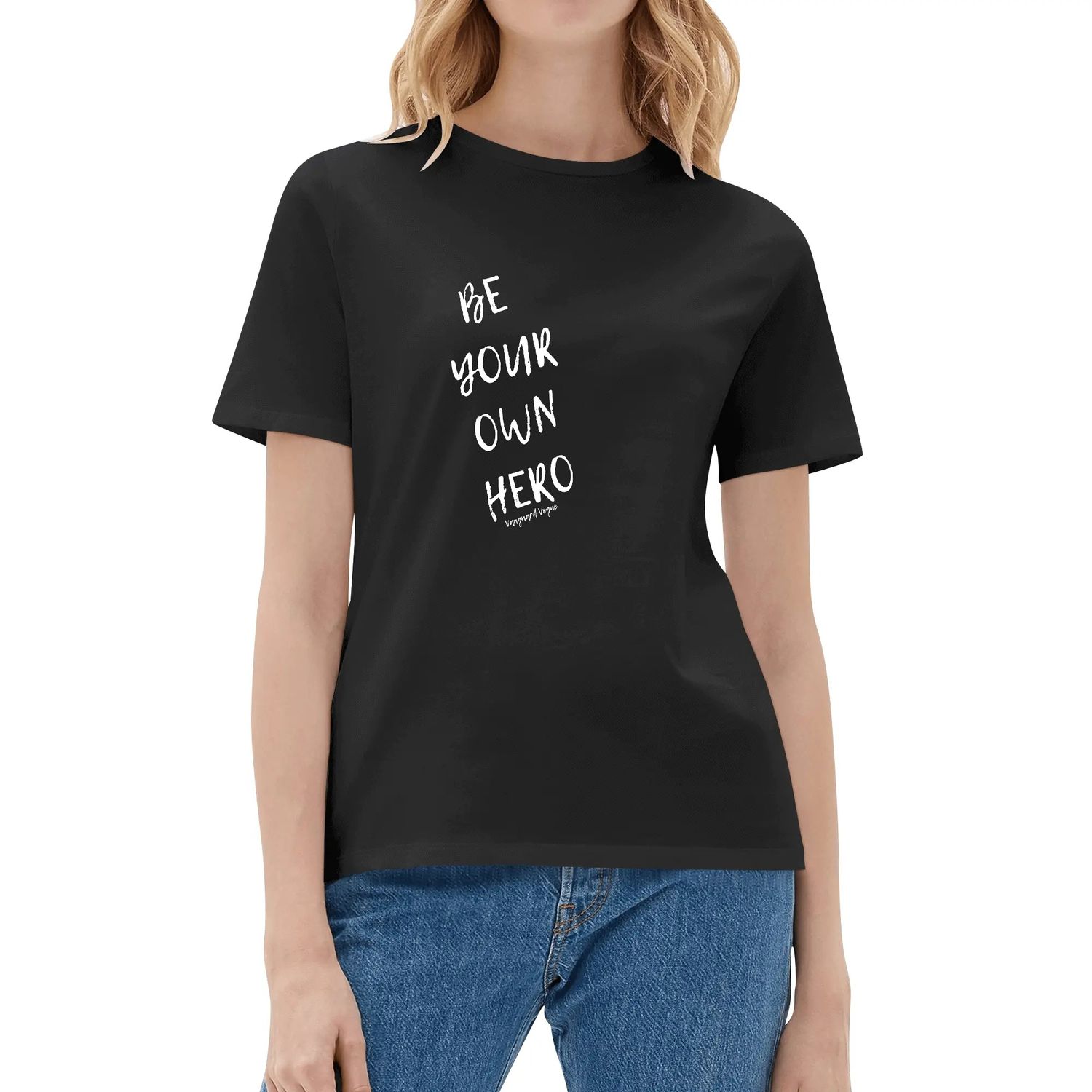 Women&#39;s Cotton  T Shirt, color: Black, size: S