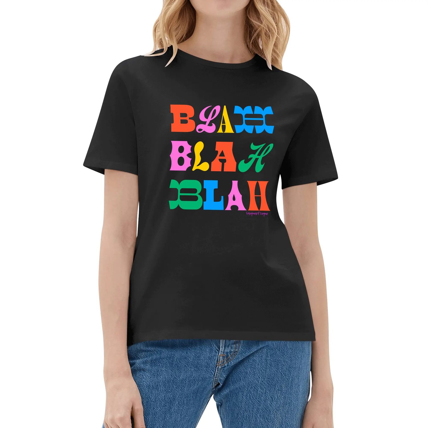Women&#39;s Cotton  T Shirt, color: Black, size: S