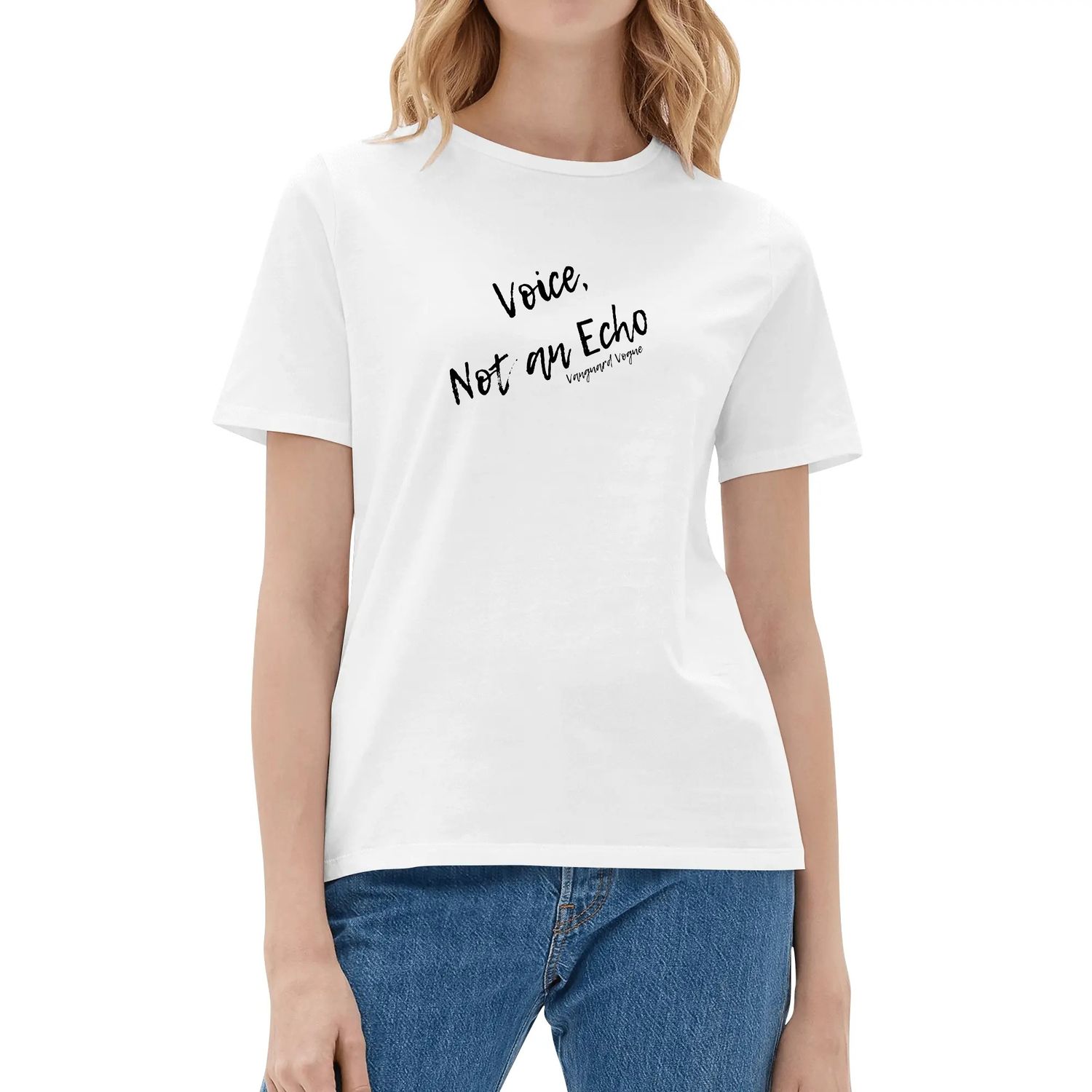 Women&#39;s Cotton  T Shirt, color: White, size: S