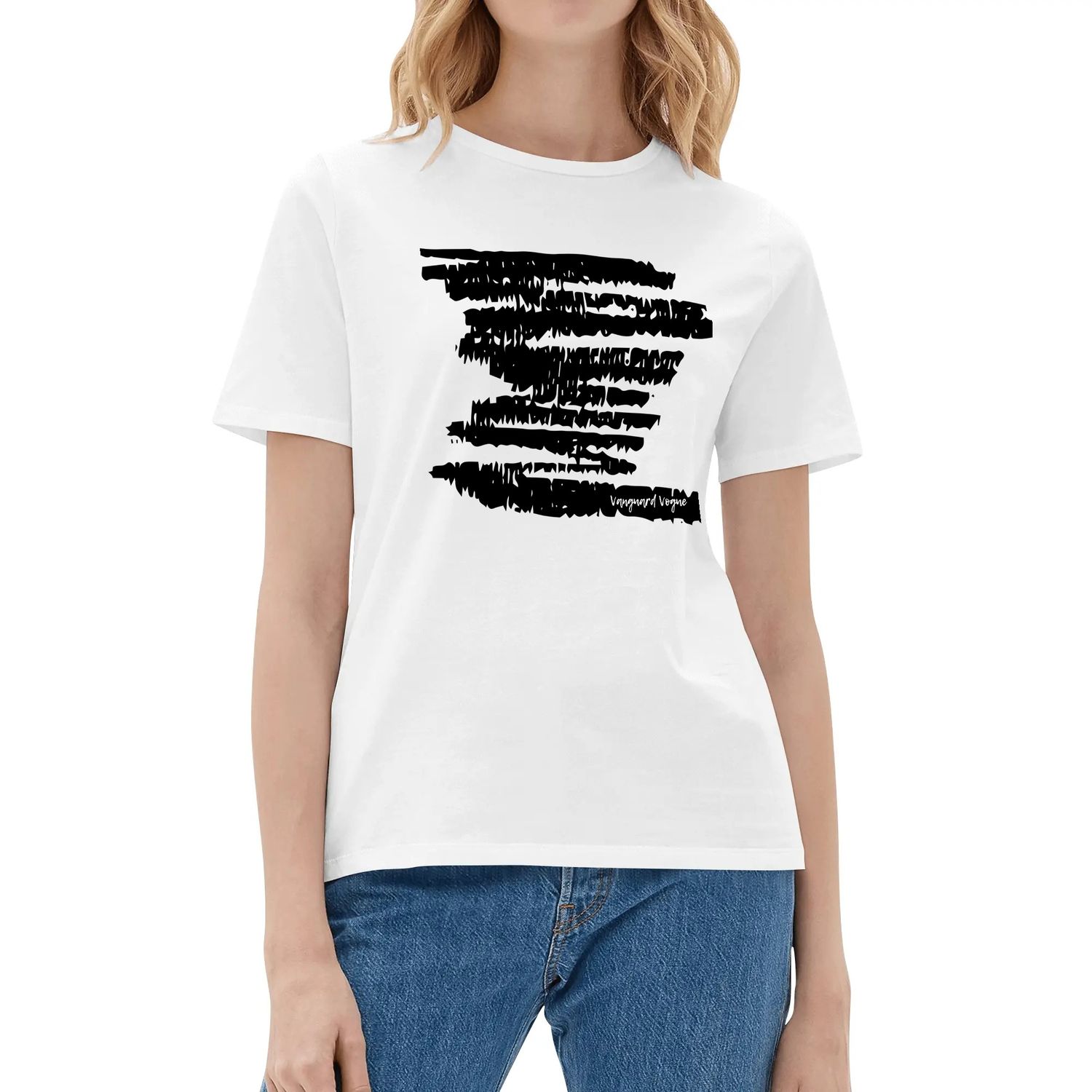 Women&#39;s Cotton T Shirt, color: White, size: S