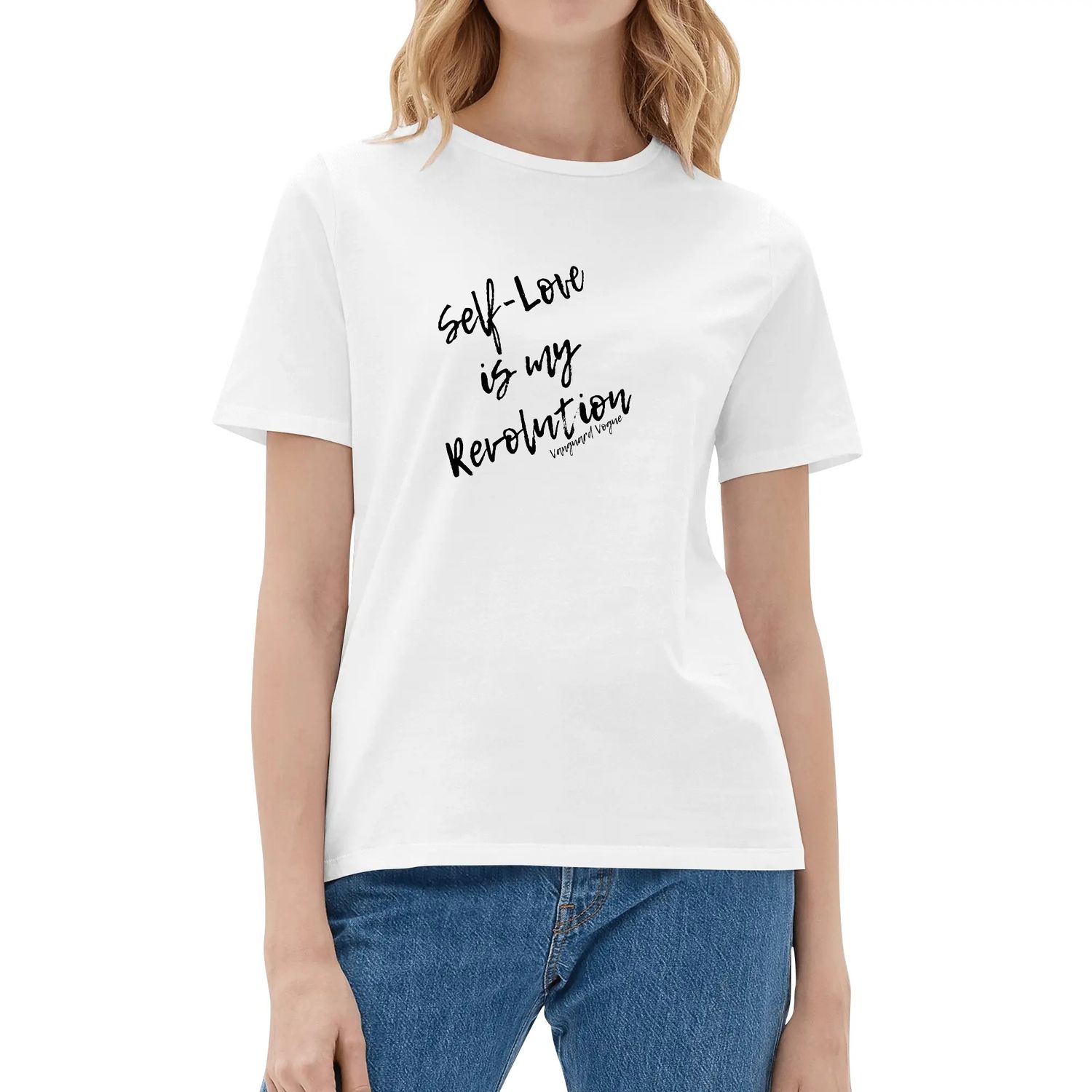 Women&#39;s Cotton T Shirt, color: White, size: S