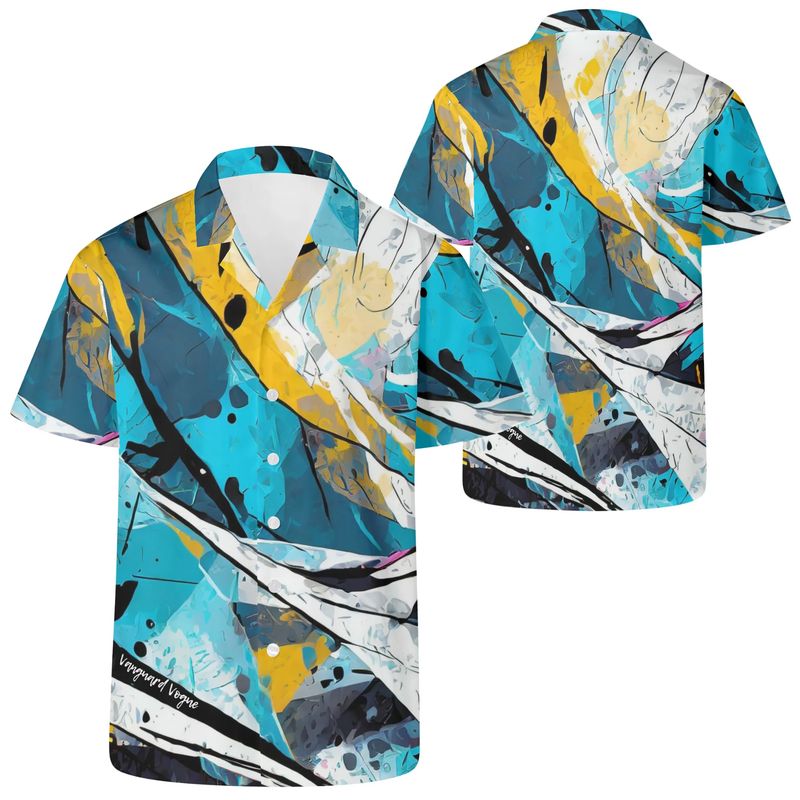 Men&#39;s Casual Hawaiian Style Shirt, size: 2XS