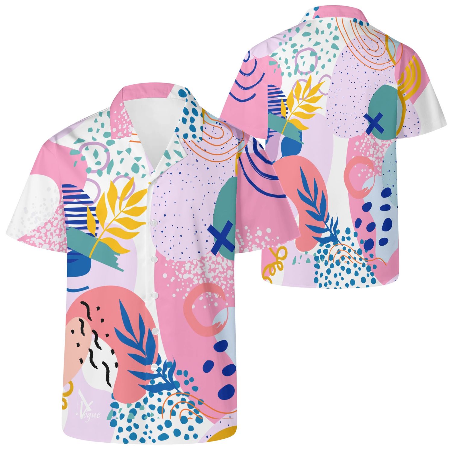 Men&#39;s Casual Hawaiian Style Shirt, size: 2XS