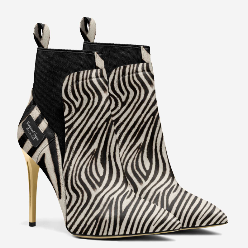 Handcrafted - High-Heel Sock Design Hair Leather