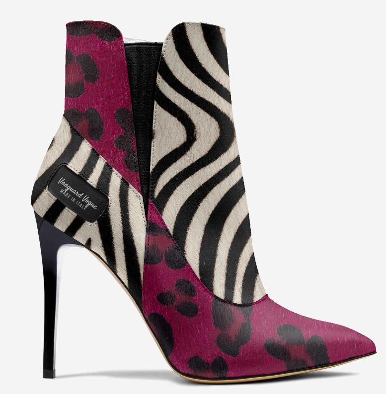Handcrafted - High-Heel Slip-On Boot