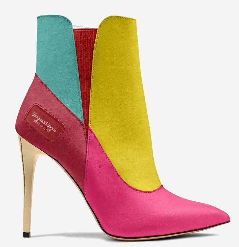 Handcrafted - High-Heel Slip-On Boot