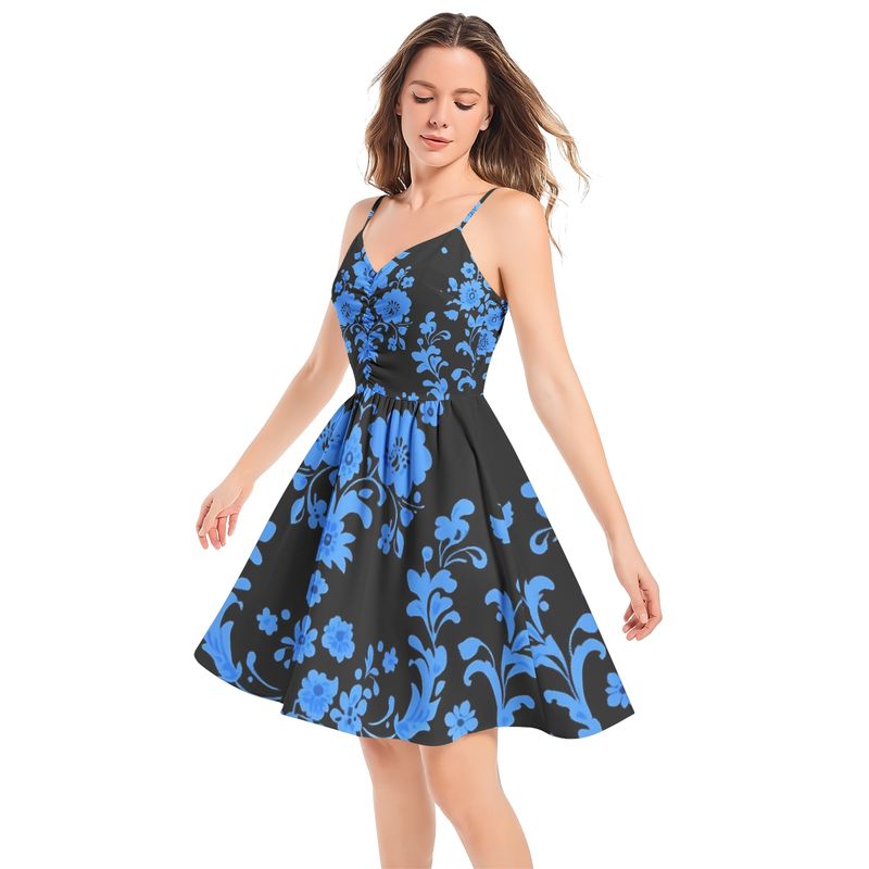 Spaghetti Strap Sleeveless Summer Casual Dress