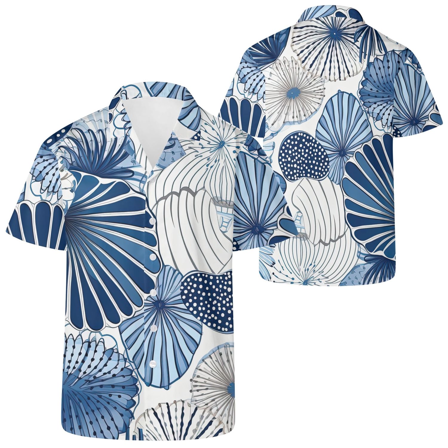 Men&#39;s Casual Hawaiian Shirt, size: 2XS