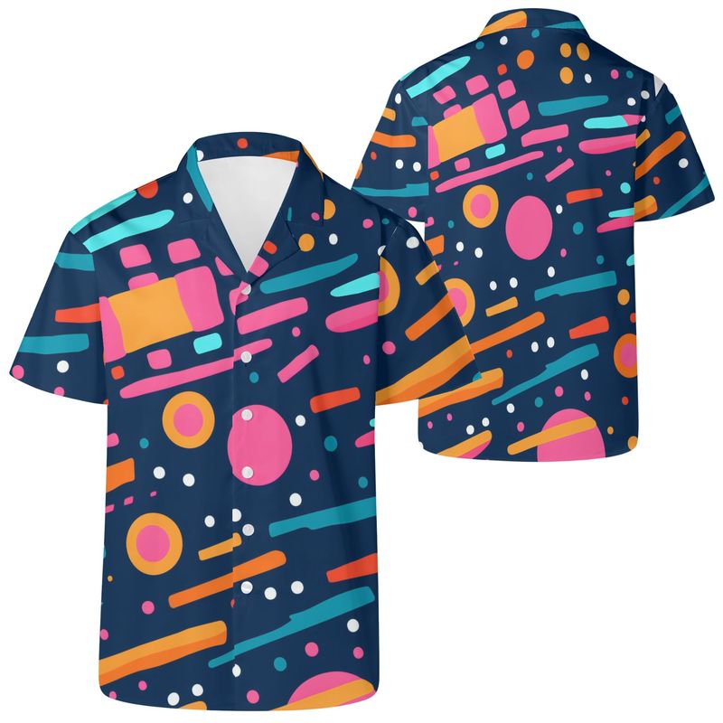 Men&#39;s Boho Print Casual Shirt