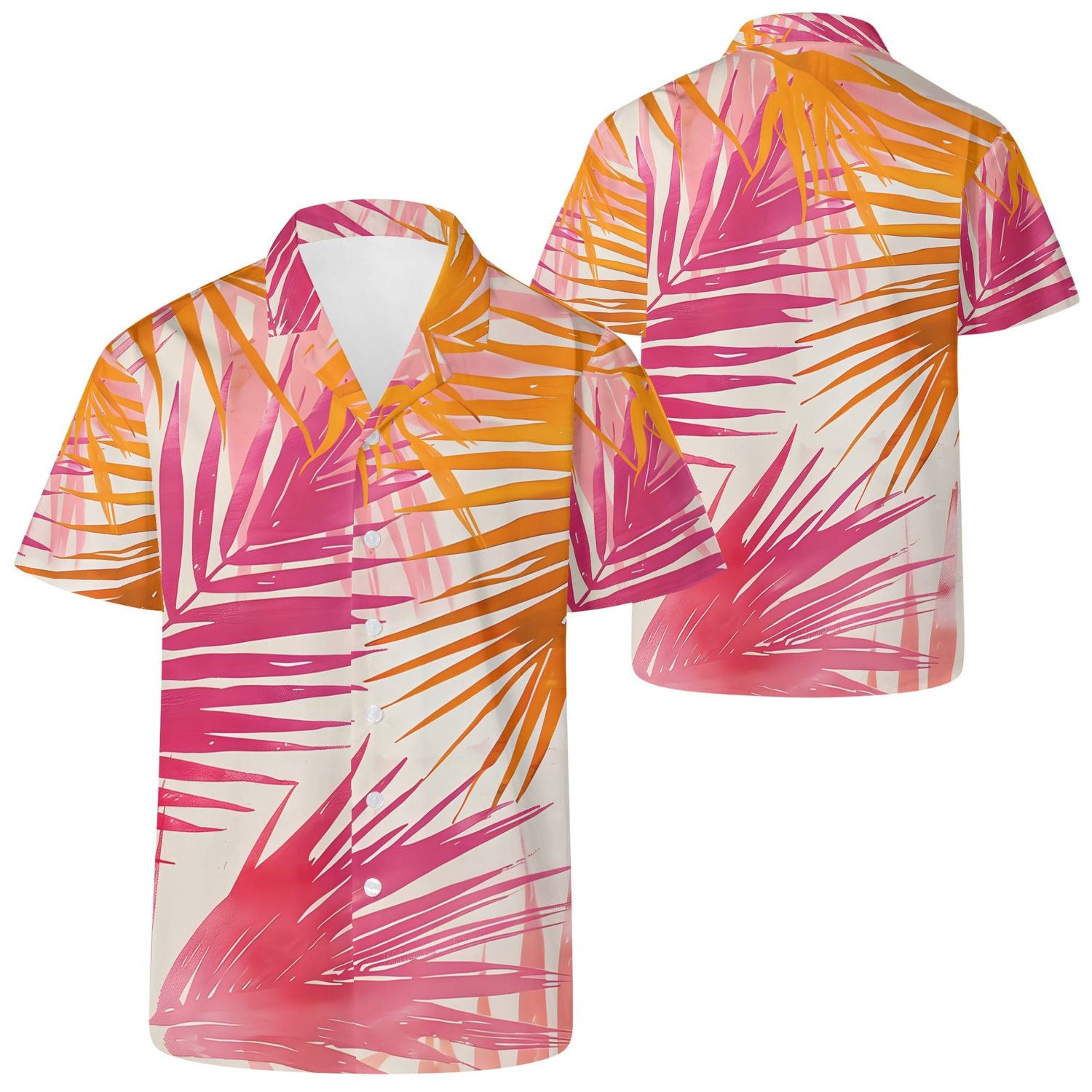 Men&#39;s Casual Hawaiian Shirt, size: 2XS