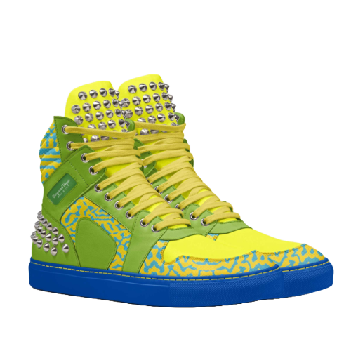 Handcrafted - Runway Spike High Top Sneakers