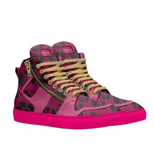 Handcrafted - Runway Fashion Zipper Ankle Sneaker