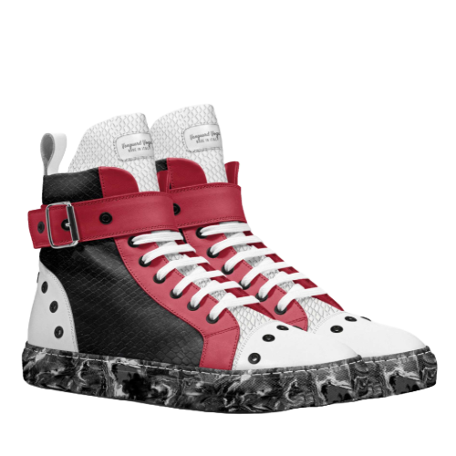 Handcrafted - Luxe High Top Sneaker R/B