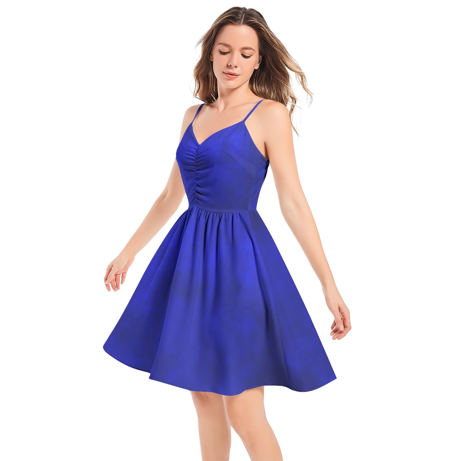 Spaghetti Strap Sleeveless Summer Casual Dress