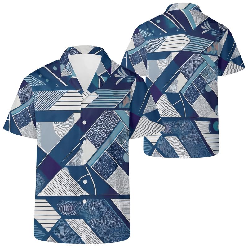 Men&#39;s Casual Retro Artsy Shirt
