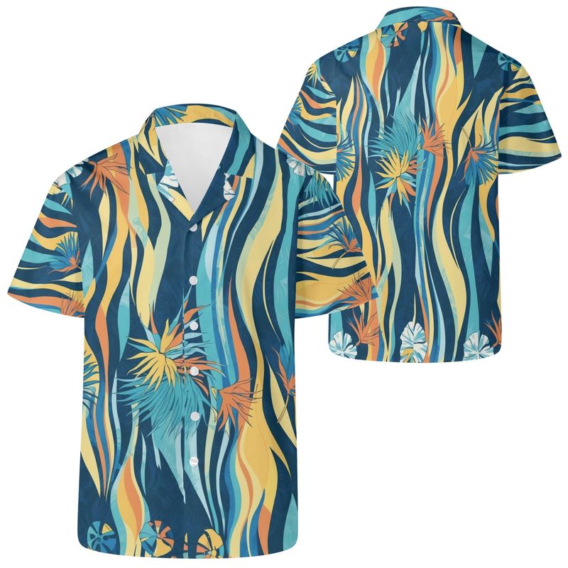 Men&#39;s Casual Retro Artsy Shirt